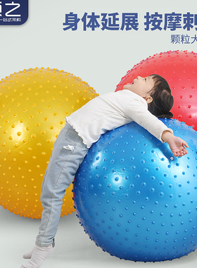 早教大龙球儿童前庭感统训练器材幼儿园平衡触觉瑜伽家用按摩玩具