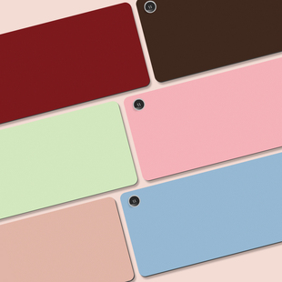 韩系纯色皮质加热鼠标垫ins超大号办公桌面加热垫保暖学生宿舍写作业书桌垫男女暖手防水暖桌面垫电脑键盘垫