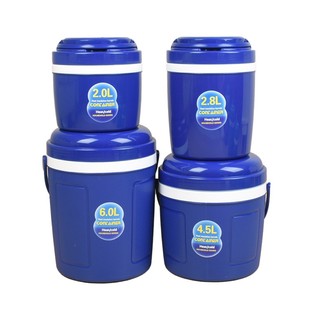 2.8L 4.5L6L塑料保温桶冰桶户外带盖密封手提保温桶车载冷藏箱