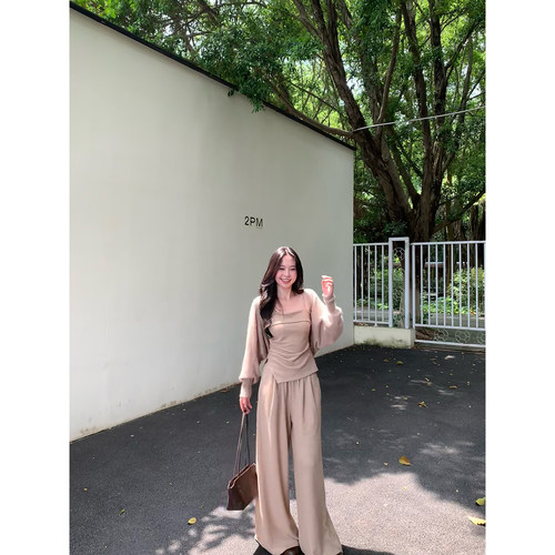 daydayicy 10/7 20点 cozy fit 针织衫休闲裤套装
