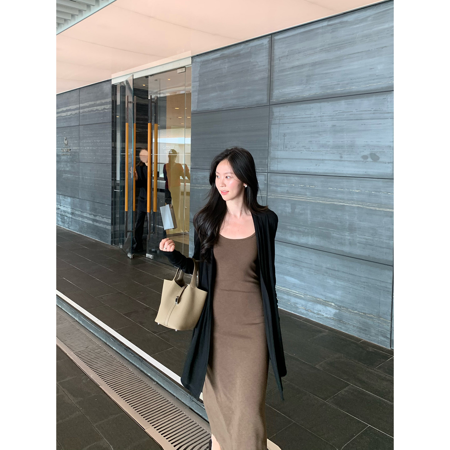daydayicy 纸片人 自在呼吸 春夏显瘦毛针织开衫气质透气罩衫上衣