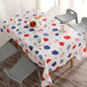 tablecloth cover plastic waterproof washable table mat big