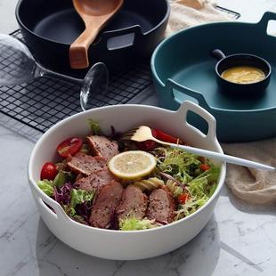 nordic large family soup bowl japanese ceramic tableware