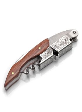 Professional Waiters Corkscrew,Wine Key with Ergonomic Wood