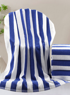 Export cotton beach Large towels Striped Bath towel 152*75cm