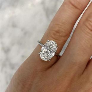 Simple style inlaid zircon ring handmade super shiny