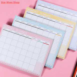 Notebook kawaii Daily Weekly Monthly Yearly Calendar Planner