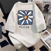 T恤男女士纯棉潮牌ins上衣服 短袖 品牌外贸撤回尾货清仓捡漏 夏季