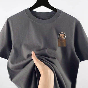 T恤男女士百搭宽松上衣服 短袖 外贸撤回尾货清仓捡漏 纯棉潮牌夏季