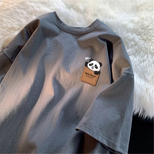 外贸出口尾货清仓捡漏~纯棉男装女装夏季短袖T恤百搭宽松上衣服