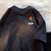 T恤男女士纯棉半袖 短袖 宽松ins上衣服 夏季 外贸撤回尾货清仓捡漏