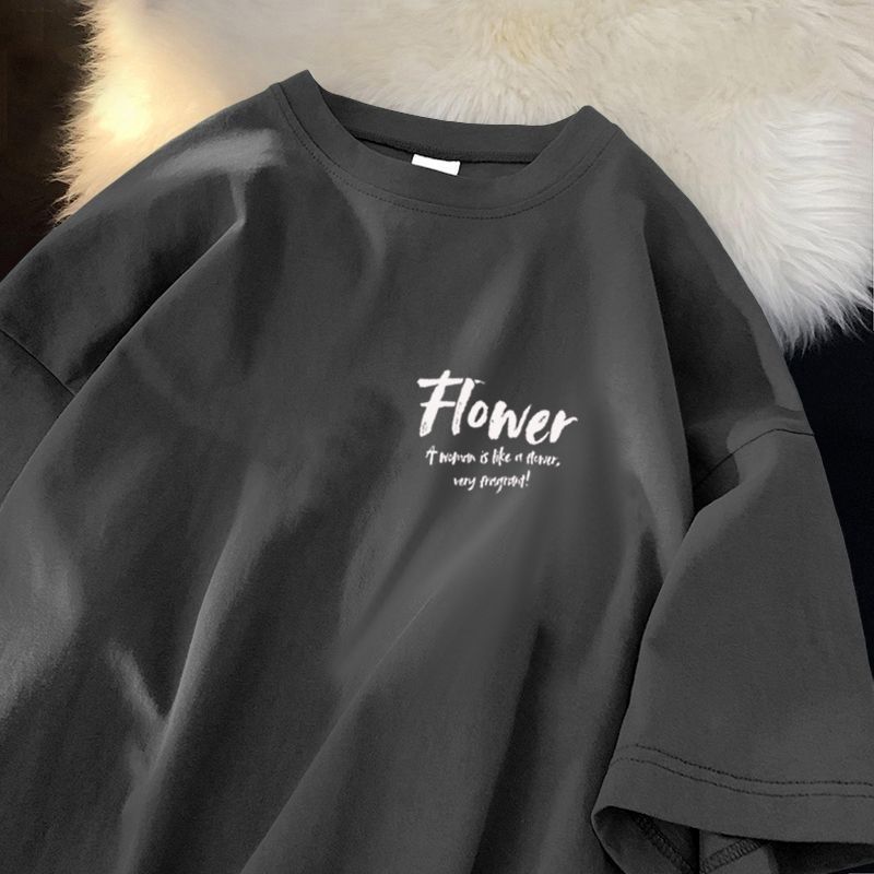 外贸出口尾货清仓捡漏~ 夏季短袖T恤男装女装宽松纯棉百搭上衣服