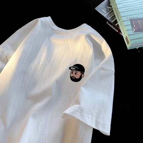 外贸出口尾货清仓捡漏~夏季短袖T恤男女士纯棉半袖宽松潮牌百搭