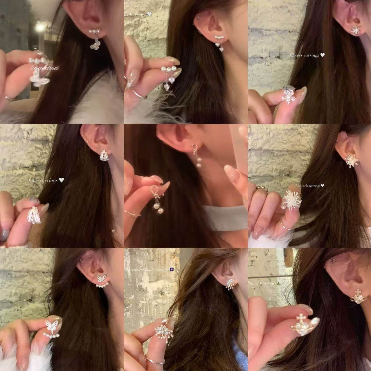 银针珍珠锆石流苏耳钉时尚轻奢高级感耳环小众精致百搭耳饰女,饰品/流行首饰/时尚饰品新,耳环,淘宝优惠券,粉丝福利购,淘宝优惠卷