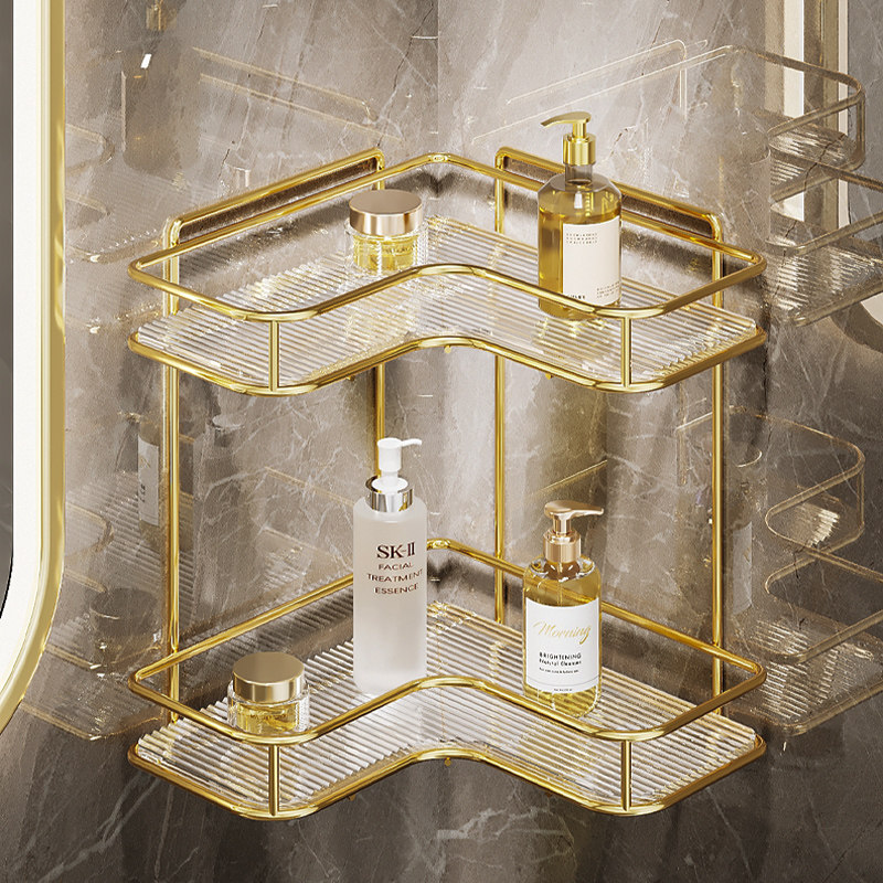 亚克力卫生间置物架三角免打孔浴室厕所洗手间洗漱台壁挂收纳架子,家庭/个人清洁工具,浴室角架/置物架,淘宝优惠券,粉丝福利购,淘宝优惠卷