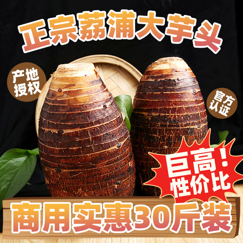 【产地授权】正宗荔浦芋头