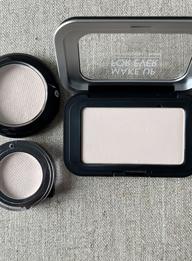 旧版玫珂菲h100高光小样make up forever哑光遮泪沟压盘试色