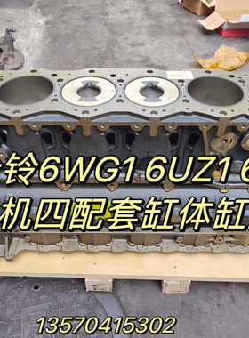 徐工三一凯斯挖掘机6WG1 6UZ1 6SD1发动机四配套缸体缸盖配件