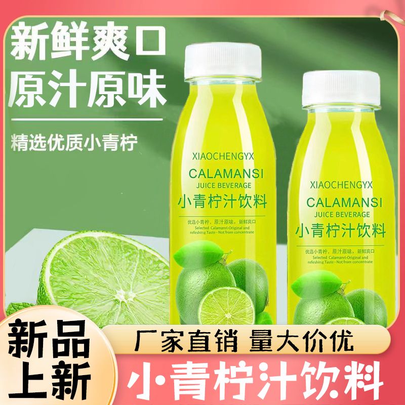24瓶装】喜多洋青柠檬汁果汁爆款整箱饮品360ml/瓶小青柠解渴饮料