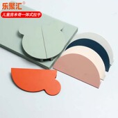 彩色儿童房米奇拉手 绿色 柜门衣柜半圆拉手女孩可爱抽屉把手粉色