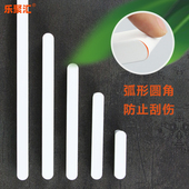 暖白色 哑白柜门拉手现代简约轻奢衣柜加长橱柜T形32孔把手 炫白