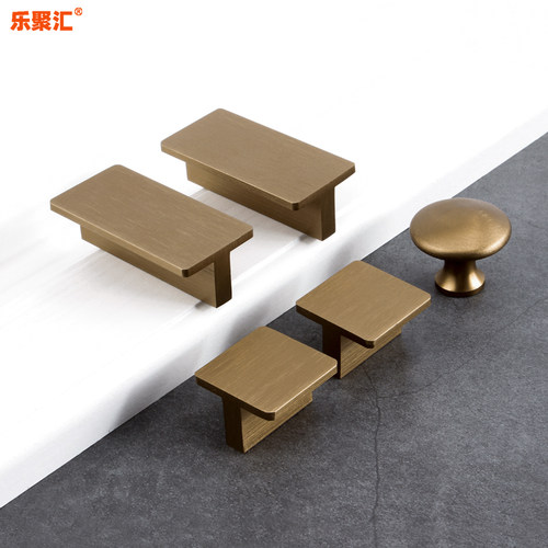 拉丝古铜抽屉乐聚汇铝合金柜门
