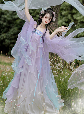 凝紫萱_紫璎 原创齐胸襦裙汉服女2025新款紫色系仙气飘飘唐制古装