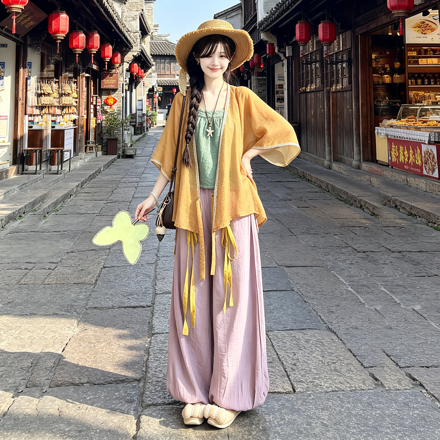 宋制汉服日常成人古装宋裤套装