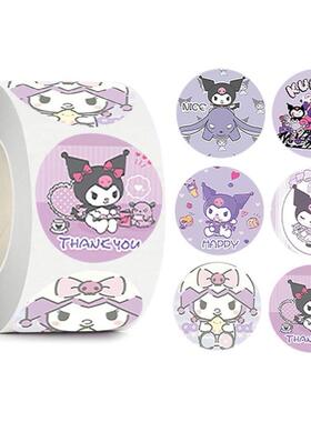 sanrio sticker roll kuromi melody cinnamonroll stickers贴纸