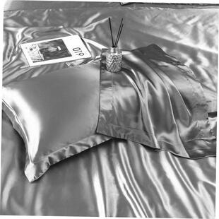2 Pack Satin silk Pillowcase pillow case pillow cover queen