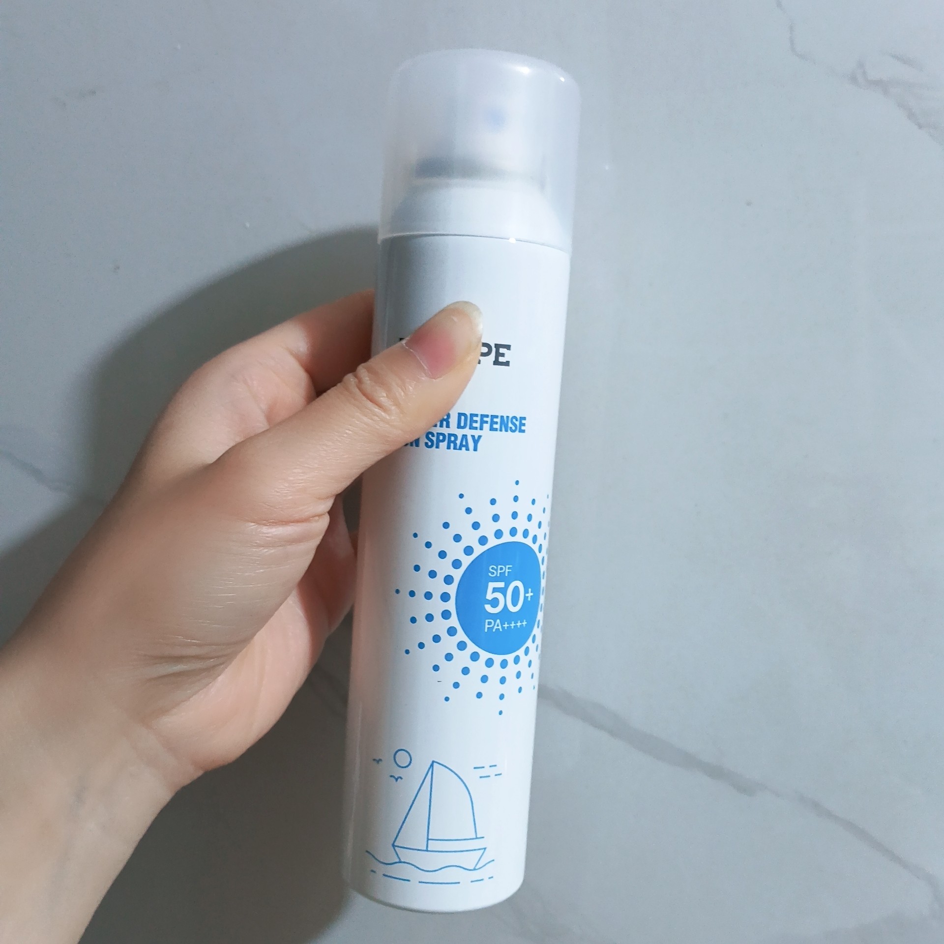 韩国RE.CIP/玥家海滩防护防晒喷雾180ml SPF50+ PA++++清爽户外