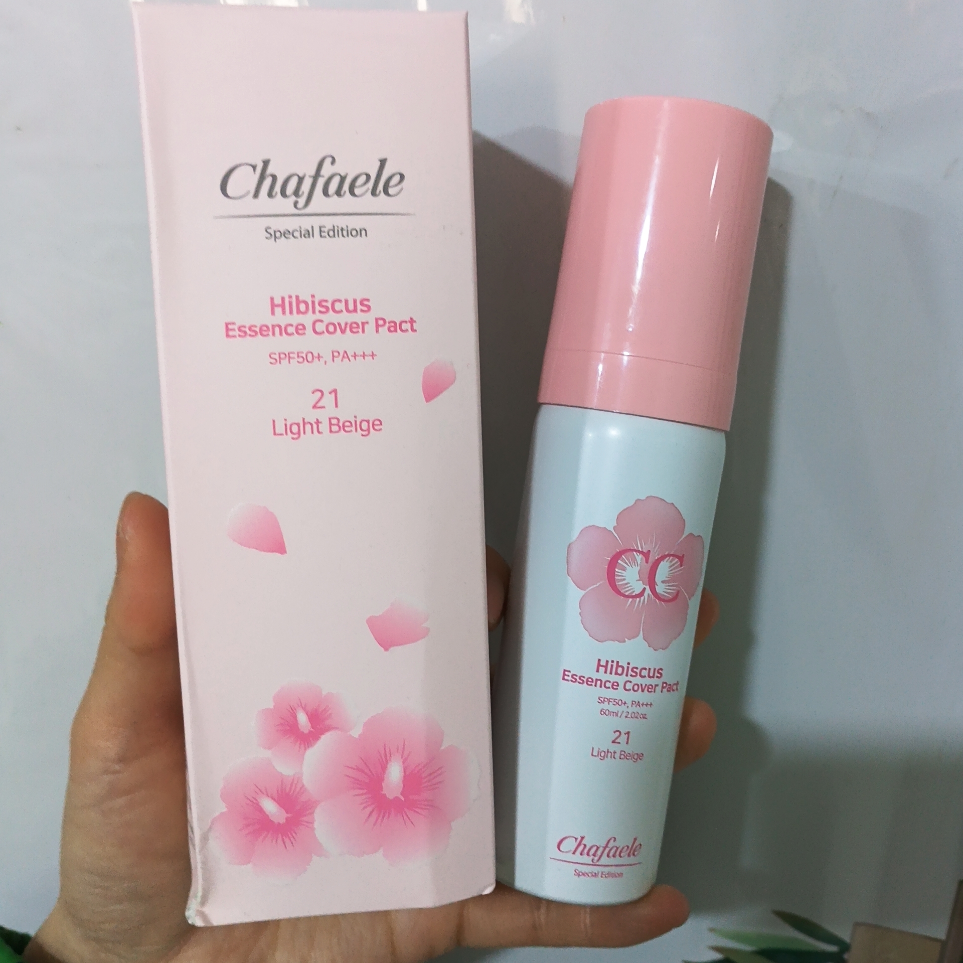 韩国莎菲#li水光喷雾式气垫CC霜 21#含2个粉扑头 按压雾气垫粉底