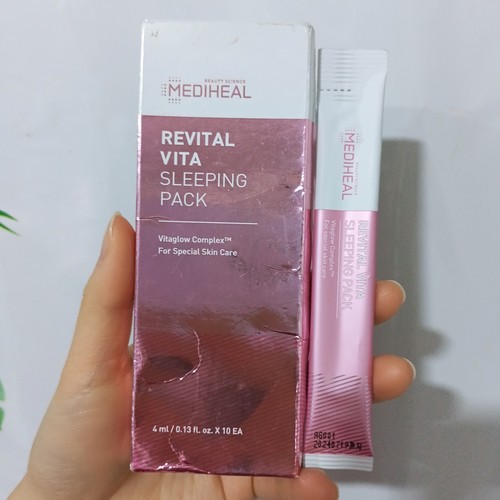 韩国维他微精华睡眠面膜4ml*10支 免洗涂抹面膜 滋润修护舒缓柔嫩
