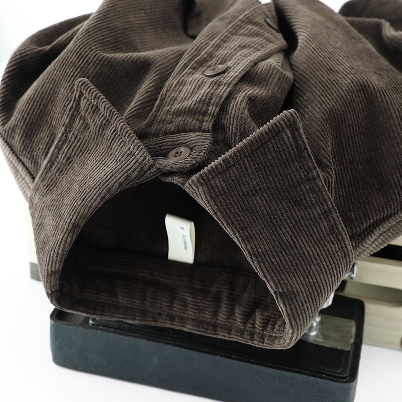 FASHIONABLE AND GLAMOROUS MENS CHOICE JAPANESE VINTAGE CORDUROY SHIRT MENS JACKET HEAVY WASH