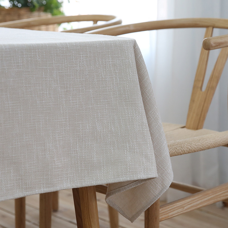 加厚棉麻简约现代棉麻桌布