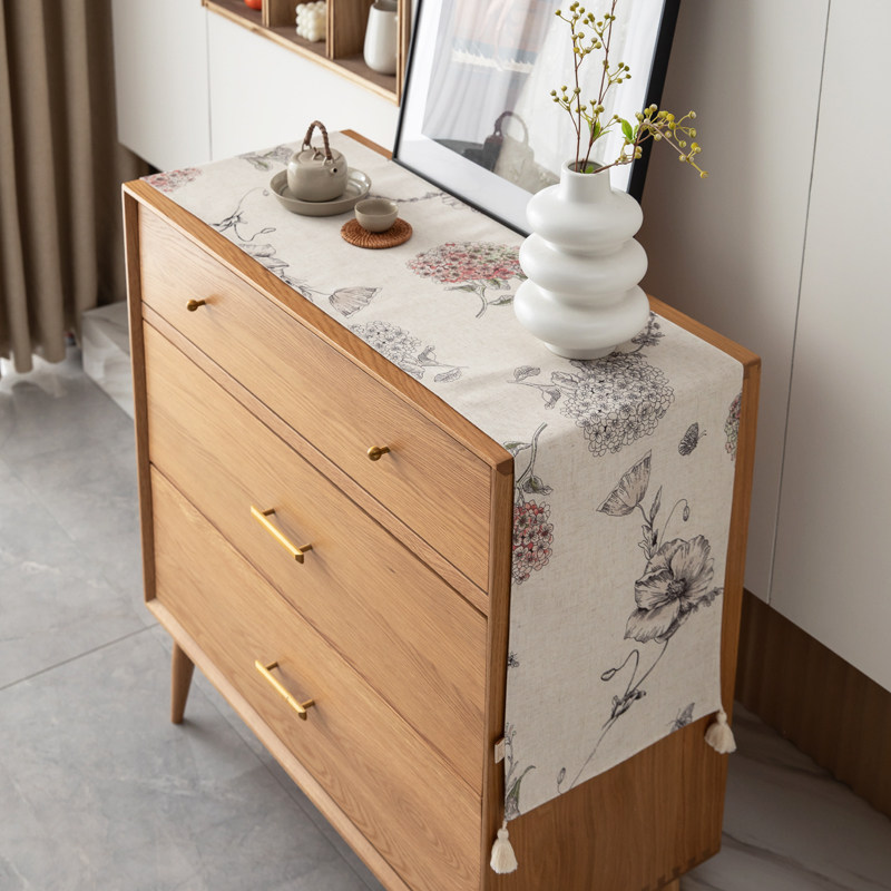 森系氛围感北欧法式ins风 桌旗长条布电视柜玄关鞋柜餐桌茶几桌旗,居家布艺,桌旗,淘宝优惠券,粉丝福利购,淘宝优惠卷