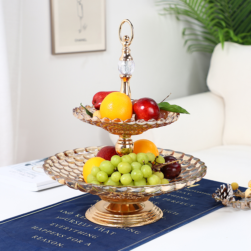 欧式水果盘客厅创意客厅茶几轻奢