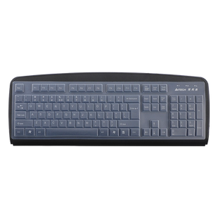 双飞燕键盘膜KB-8键盘保护膜WKN-1000按键套A4tech台式键盘罩KR-92防尘垫KK5520有线键盘膜104键KB-N9100贴膜