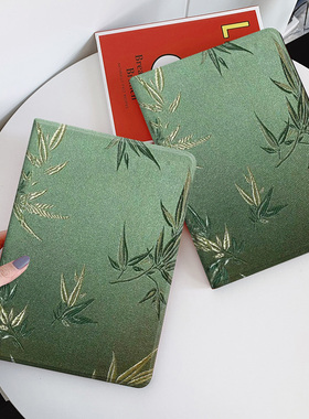 适用华为matepad11保护壳11.5s带笔槽2024书本平板matepadair/pro/se三折套m6全包防摔10.8荣耀x8pro国风翠竹