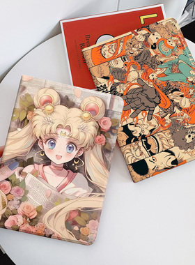 海贼王适用华为matepad11保护套air11.5寸2023新款SE10.4荣耀平板v8pro带笔槽小米6联想小新oppovivo软壳v7