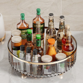 厨房调料置物架台面旋转收纳家用大全用品专用多功能各种调味料盒