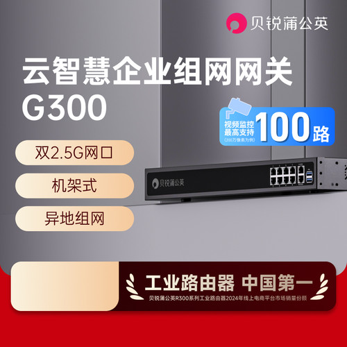 贝锐蒲公英企业路由器机架式G300