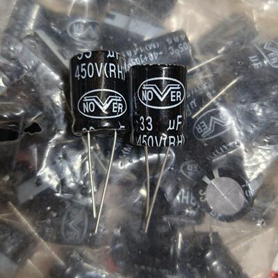 33UF 450V 英国 NOVER 诺华电容 450