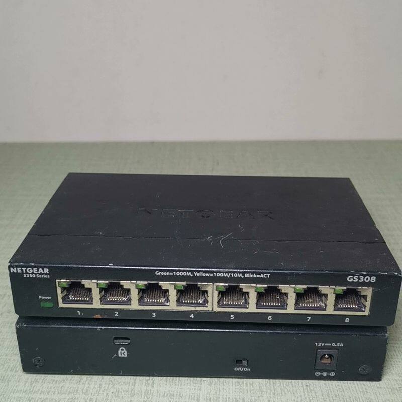 NETGEAR美国网件 GS308V3 八口千兆非网管交换机