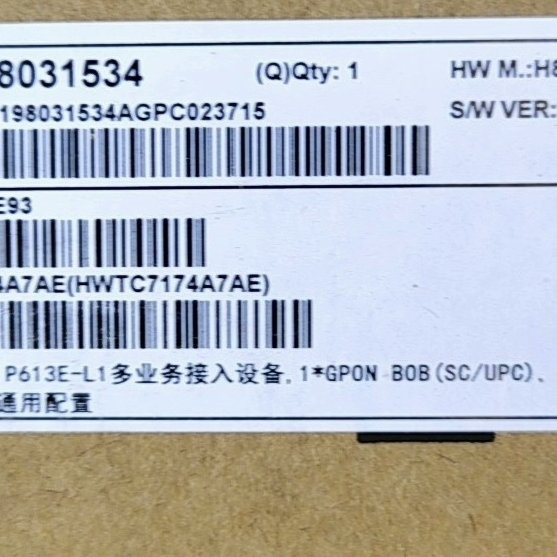 P613E-L1光网络终端ONU