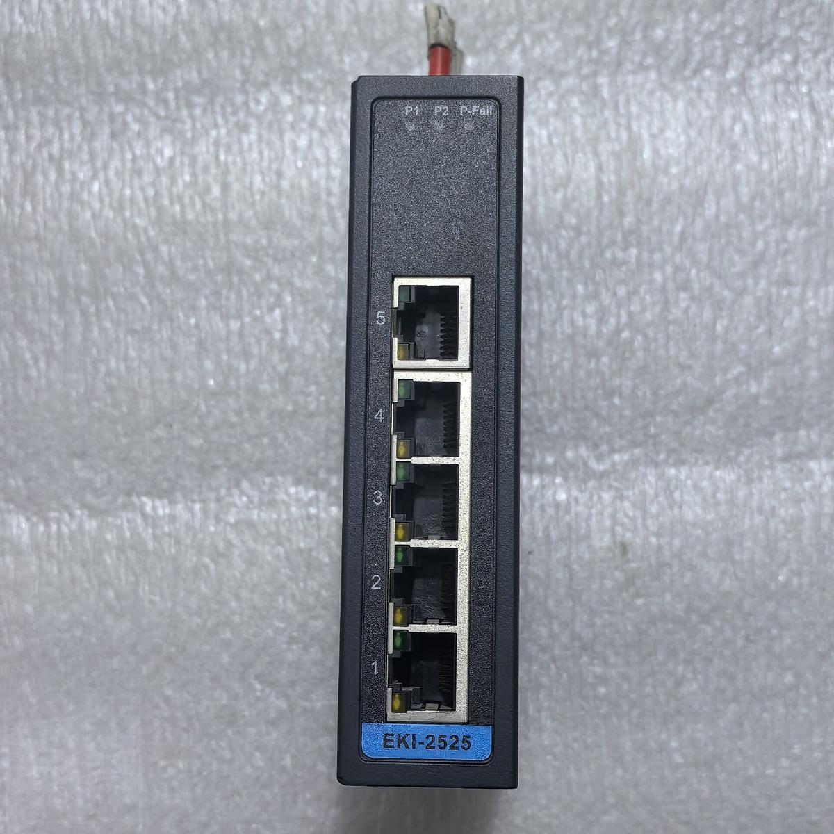 研华工业交换机EKL-2525 5孔 拆机实物图片 成