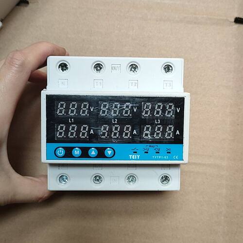 TEIY三相数显电流电压表 型号TYTP1-63 拆机