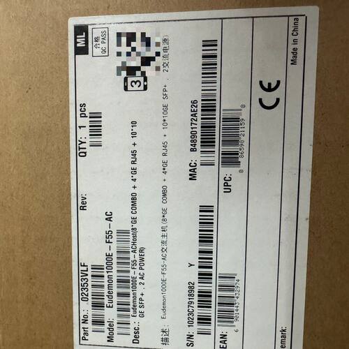 Eudemon 1000E-F55-AC防火墙