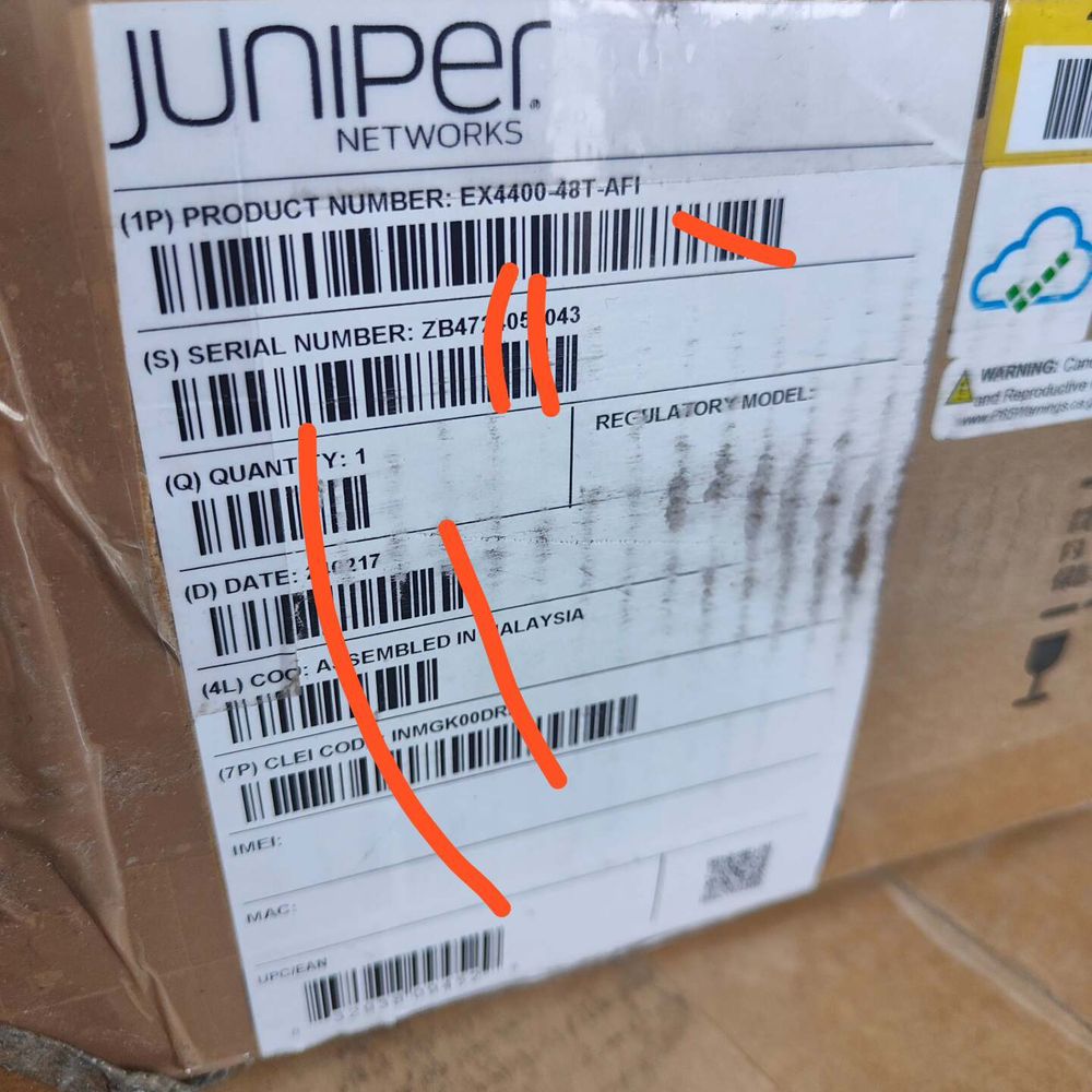 Juniper EX4400-48T-AFI防火墙