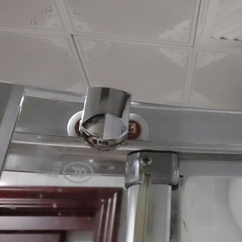 推拉门圆弧吊轮配件老式玻璃移门圆弧形双轮淋浴房滑轮淋浴室